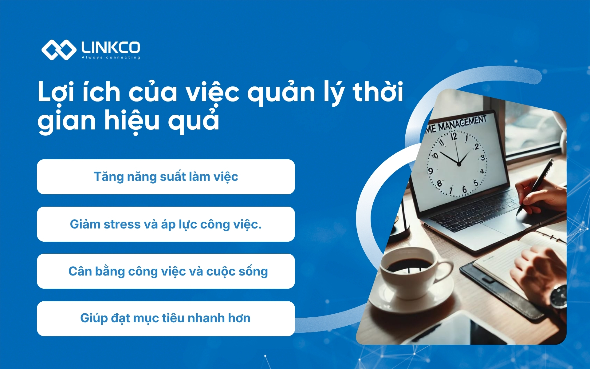 Lợi ích của việc quản lý thời gian hiệu quả
