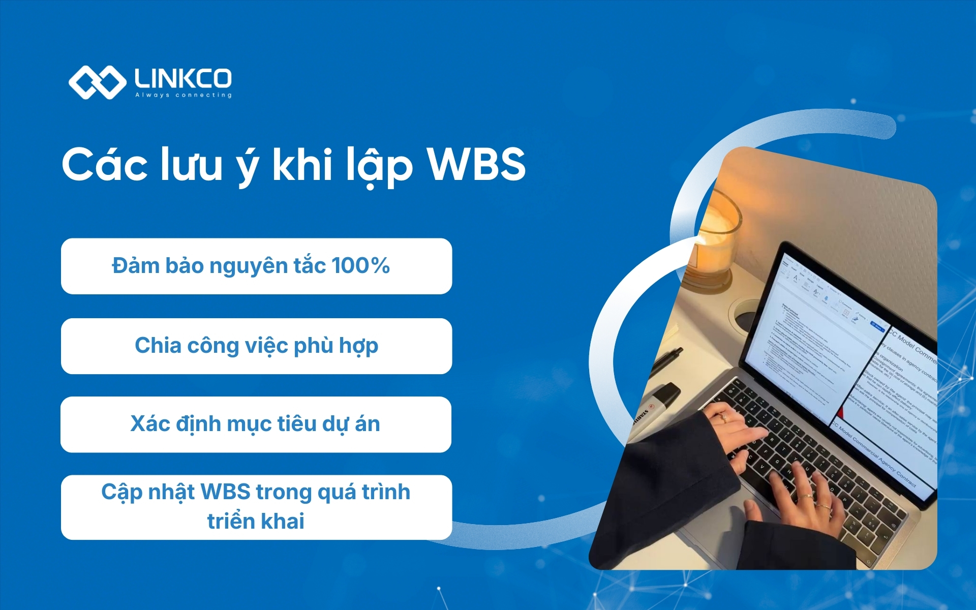 Các lưu ý khi lập WBS