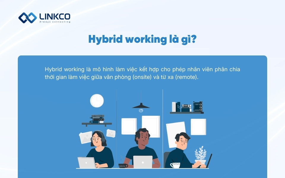 hybrid working là gì