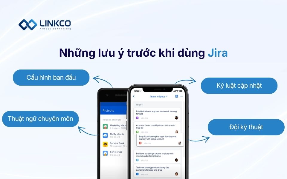 Những lưu ý trước khi dùng Jira