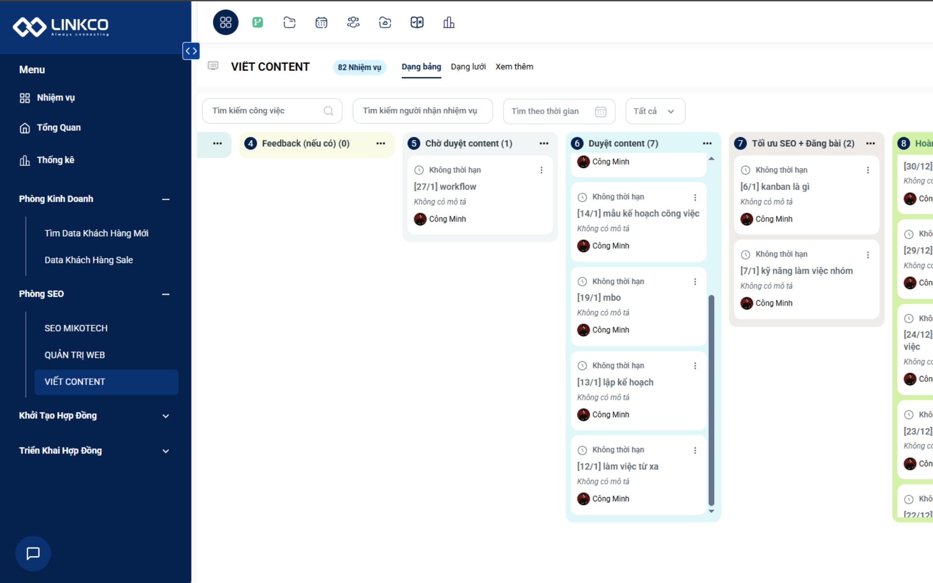 Công cụ quản lý công việc (task/project)