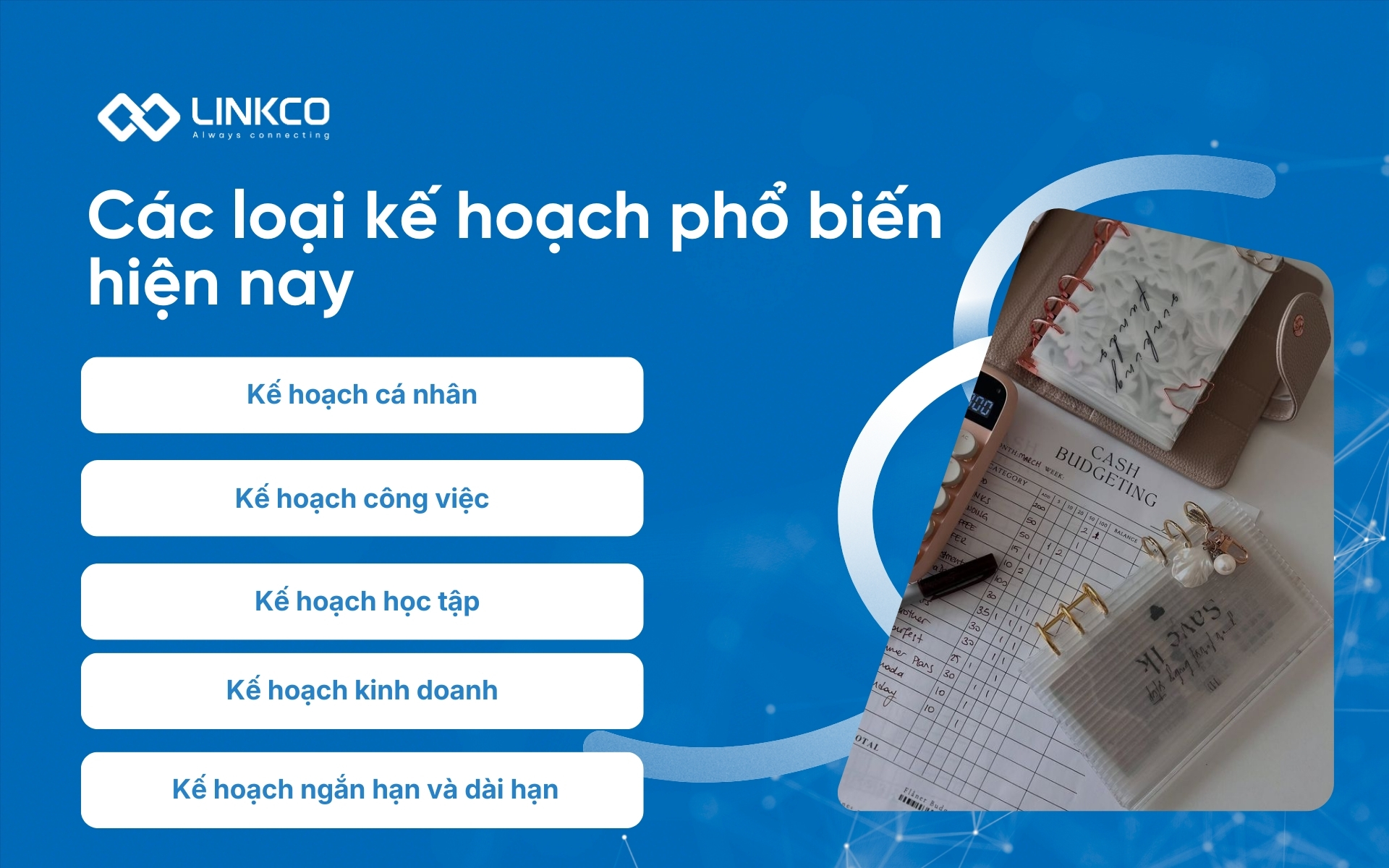 Các loại kế hoạch phổ biến hiện nay