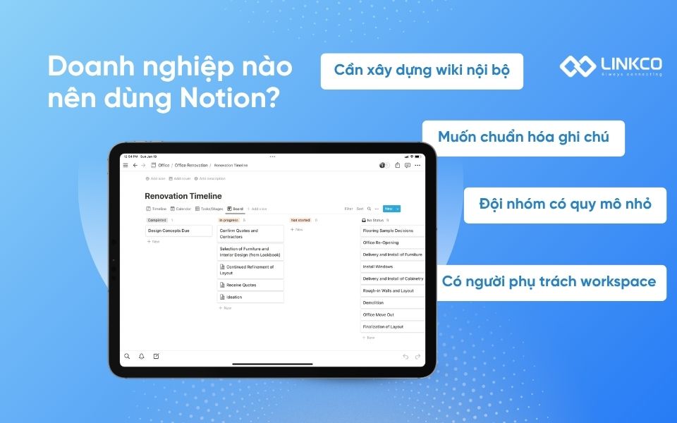 Doanh nghiệp nào nên dùng Notion?