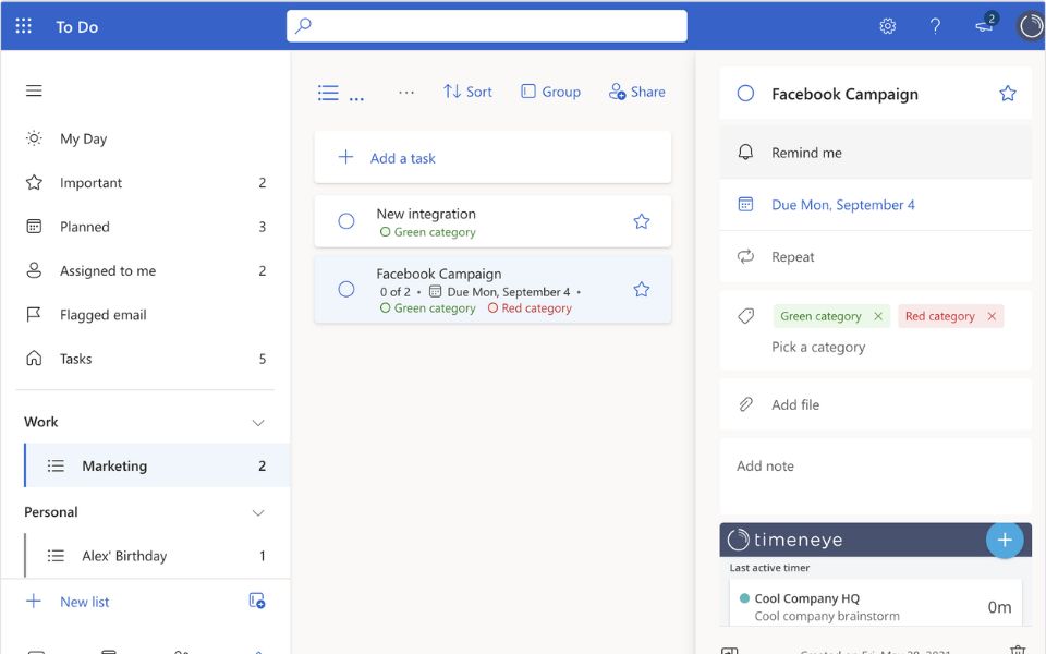 phần mềm Microsoft To Do