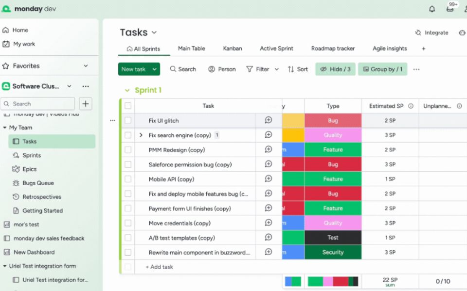 Phần mềm monday.com