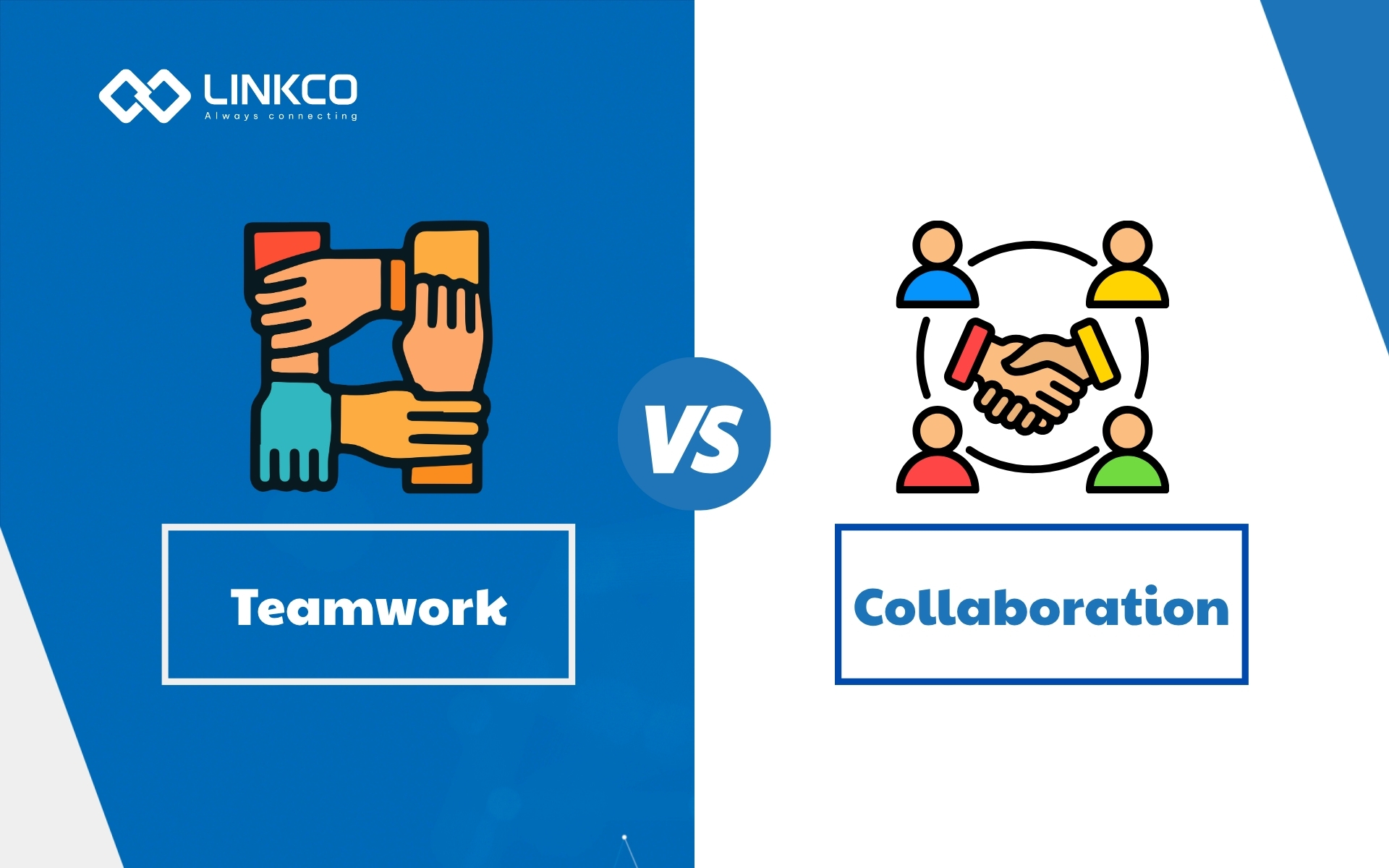 Phân biệt teamwork và collaboration